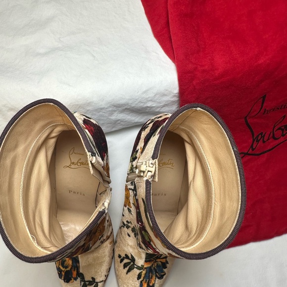 Christian Louboutin Moulamax floral booties - Picture 9 of 10